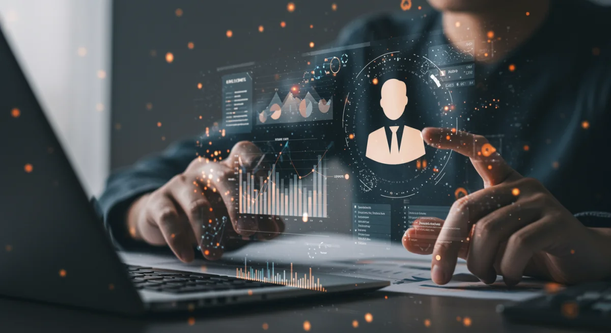 AI analyzing customer data for personalized onboarding journeys