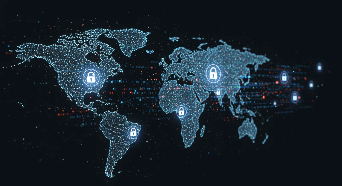 AI agents defending a global network against cyberattacks with data encryption