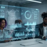 AI-powered project management dashboard showing workflow optimization